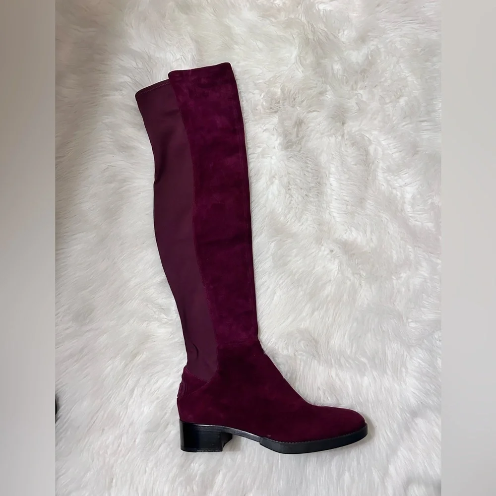 Tory Burch Caitlin over the knee suede boots